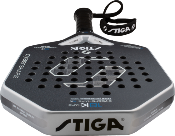 STIGA Padel Racket 18k Hard 2 Cybershape på