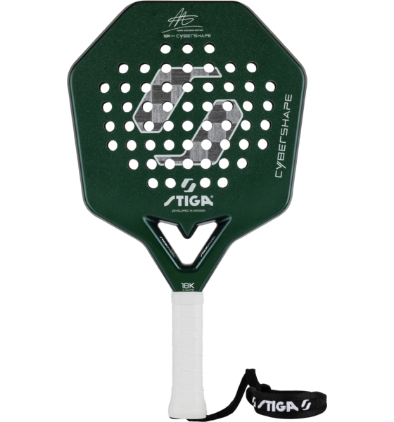 STIGA Padel Racket 18k X Hard Adam Edition Cybershape på