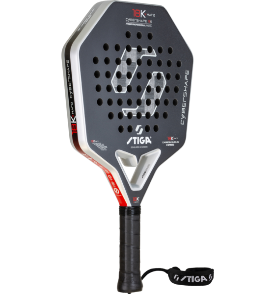STIGA Padel Racket 18k X Hard Cybershape på