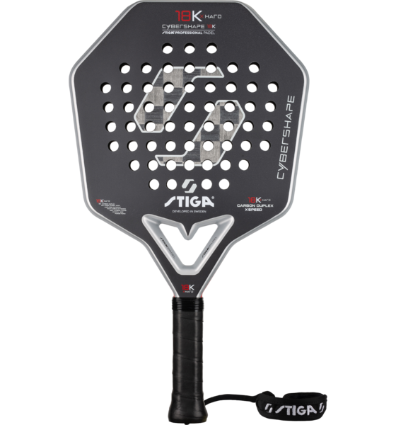 STIGA Padel Racket 18k X Hard Cybershape på