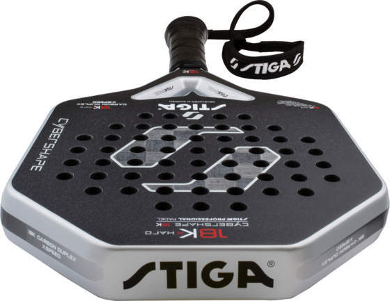 STIGA Padel Racket 18k X Hard Cybershape på