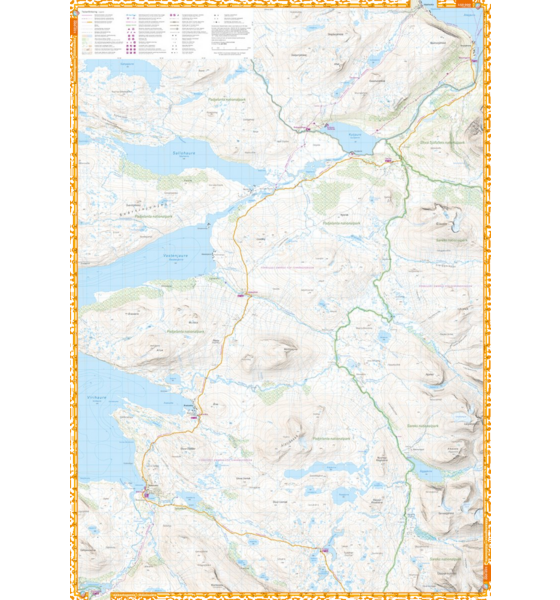 CALAZO Padjelantaleden 1:50.000 på