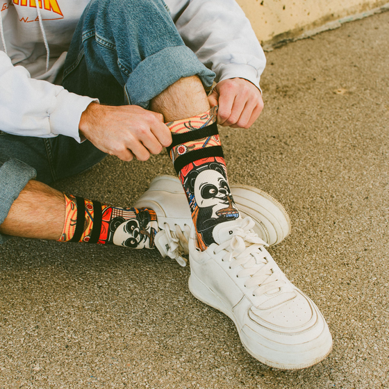 AMERICAN SOCKS Panda - Mid High på