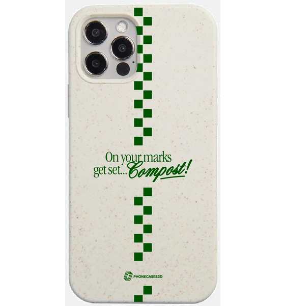 PHONECASES3D Pc3d Compostable Phone Case 1,2,3 Compost! på