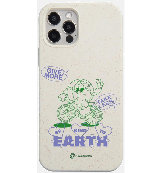 PHONECASES3D Pc3d Compostable Phone Case Earth On A Bicycle på