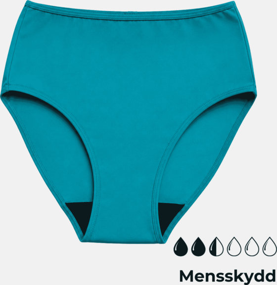 COMFYDENCE Period Proof Bikini - High Waist- Mermaid på