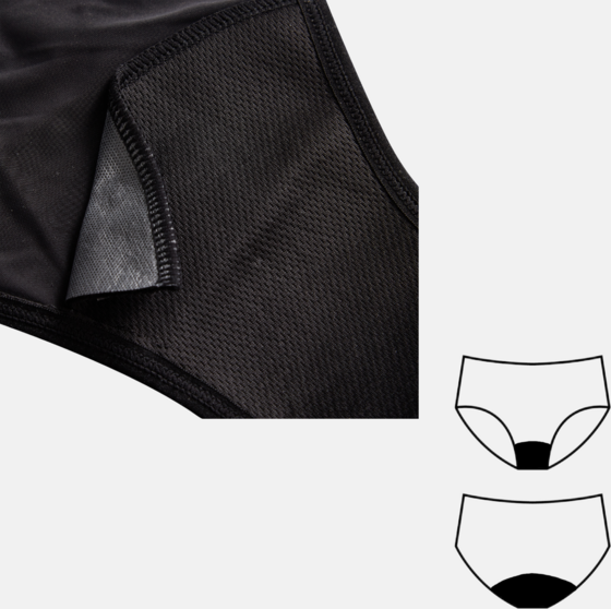 COMFYDENCE Period Proof Bikini - Sunshine- W på