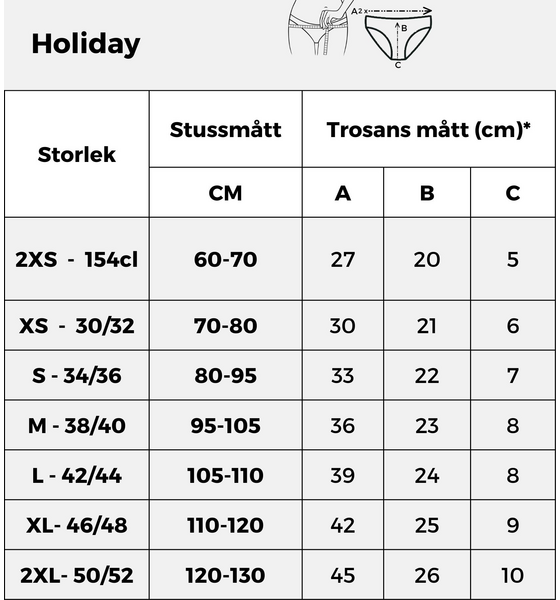 COMFYDENCE Period Proof Bikini Boxer - Holiday- Jr på