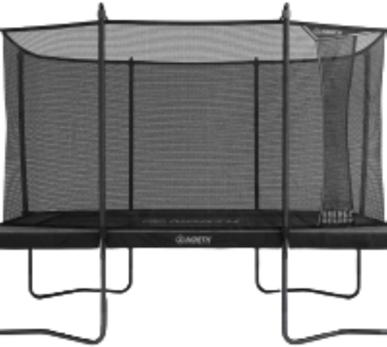 NORTH TRAMPOLINE Pioneer Rectangular 370 + Safety Net på