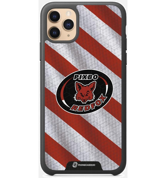 PHONECASES3D Pixbo Official 3d Phone Case Design Red Stripes på