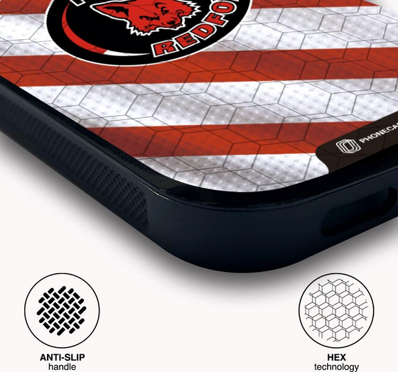 PHONECASES3D Pixbo Official 3d Phone Case Design Red Stripes på