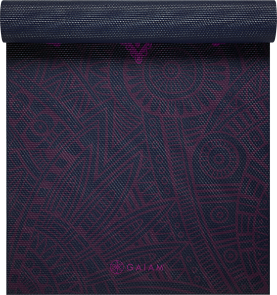 GAIAM Plum Sundial Yoga Mat 6mm på