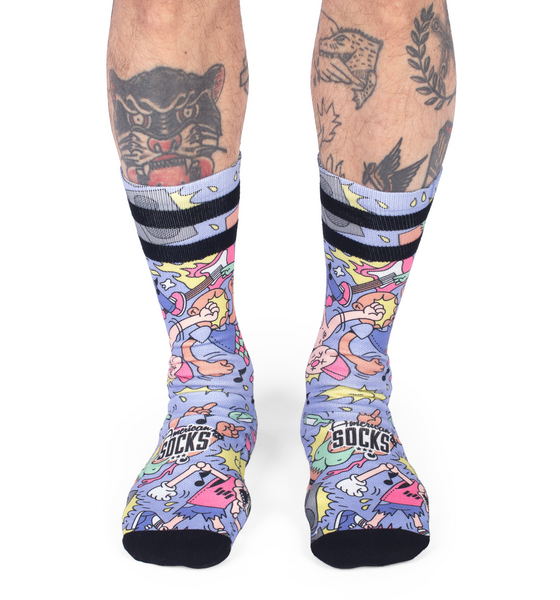 AMERICAN SOCKS Pogo - Mid High på