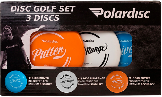 POLARDISC Polardisc Starter Disc Golf Basket Set på