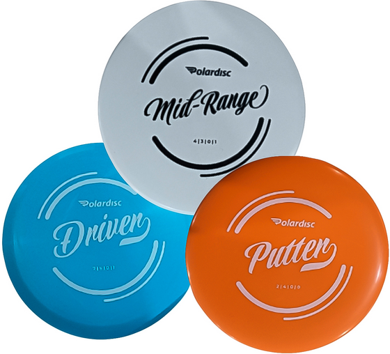 POLARDISC Polardisc Starter Disc Golf Basket Set på