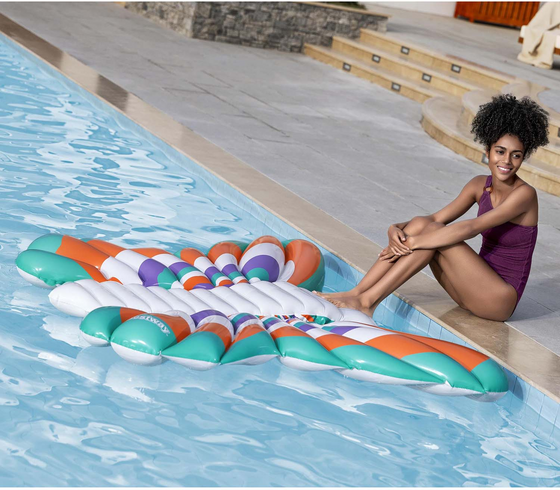 BESTWAY Poolmadrass Boho Butterfly 1,93 X 1,76 M på