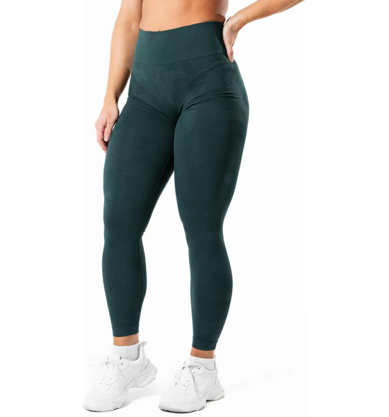 RELODE Prime Scrunch Camo Tights - Teal på