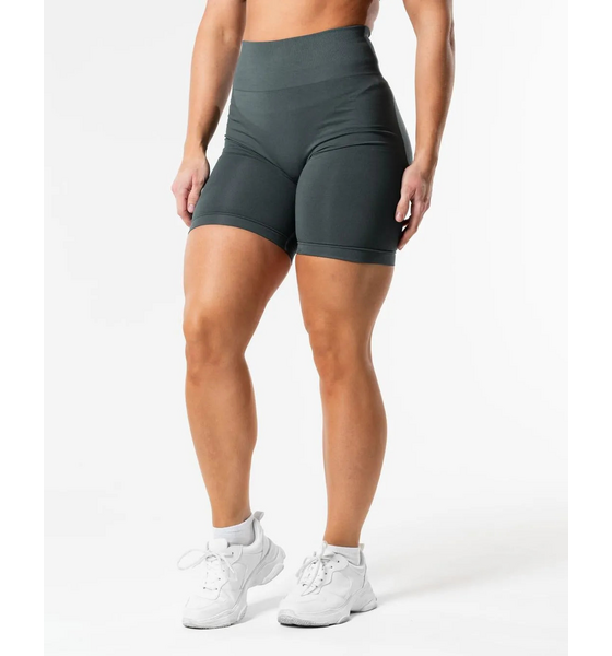 RELODE Prime Scrunch Shorts 7,5" - Dusty Green på