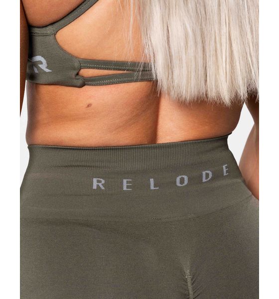 RELODE Prime Scrunch Tights - Khakigrön på