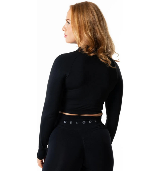 RELODE Prime Zip Longsleeve - Svart på