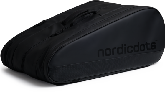NORDICDOTS Pro Tennis Bag 12 Stealth Black på