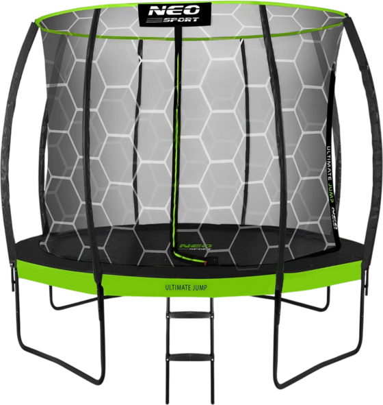 B2X Profile Trampoline For The Garden 8ft/252cm With Internal Protective Net Neo-sport på