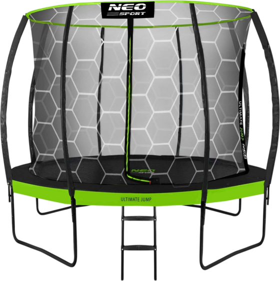 B2X Profiled Trampoline For The Garden 10ft/312cm With Inner Protective Net Neo-sport på