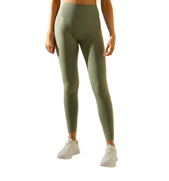 OYOJ Pulse Scrunch Tights - Olive Green på