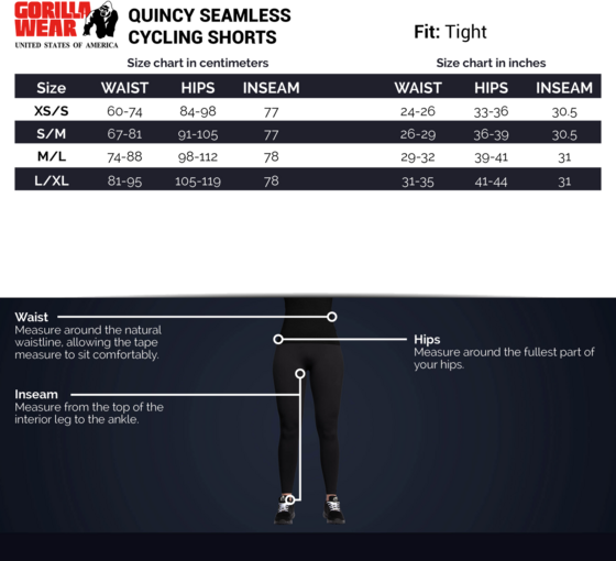 GORILLA WEAR Quincy Seamless Cycling Shorts på