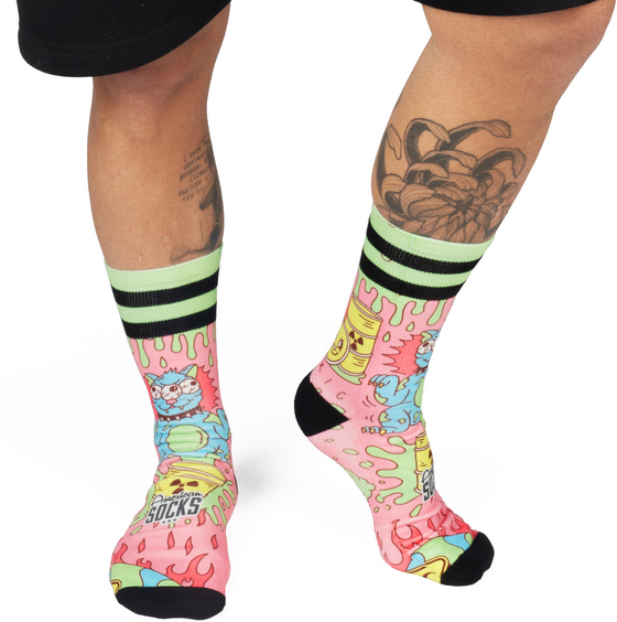 AMERICAN SOCKS Radioactive - Mid High på