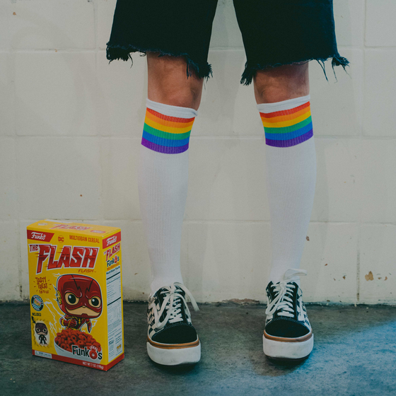 AMERICAN SOCKS Rainbow Pride - Knee High på