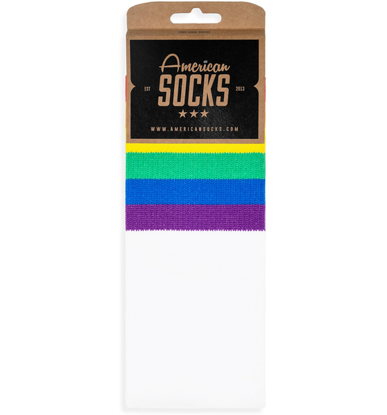 AMERICAN SOCKS Rainbow Pride - Mid High på