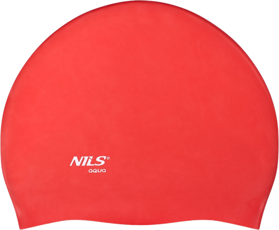 NORTHIX Red Silicone Swimming Cap – Solid Color på