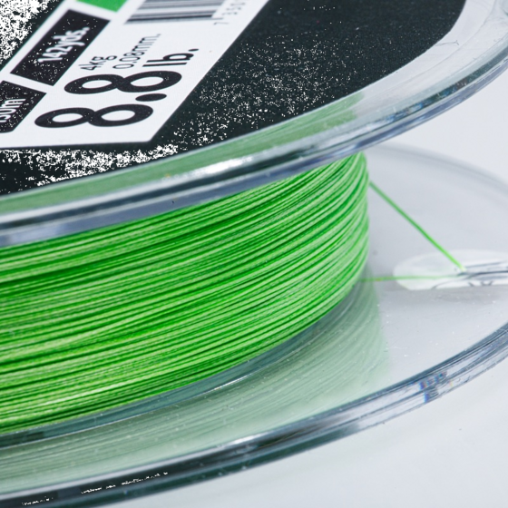 RENZ-STEIN Renz-stein Renz Braid X12 Fluo Green 130m 0,08mm 4kg på