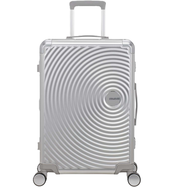AMERICAN TOURISTER Resväska Soundbox Aluminium 68 Medium på