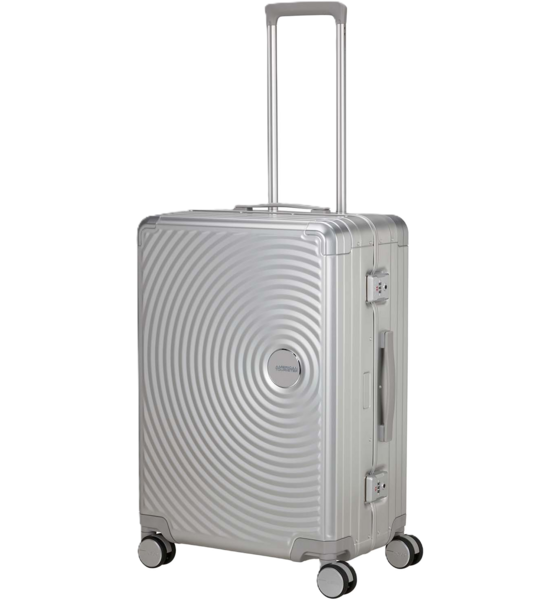 AMERICAN TOURISTER Resväska Soundbox Aluminium 68 Medium på
