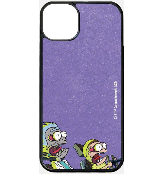 PHONECASES3D Rick And Morty Driving Purple Phone Case på