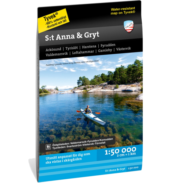 CALAZO S:t Anna Och Gryts Skärgårdar 1:50 000 på