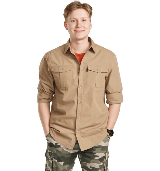 PINEWOOD Safari L/s Shirt på