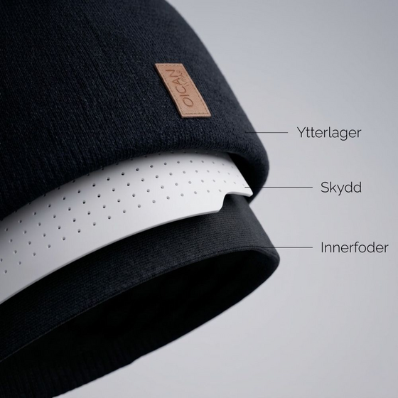 OICAN WEAR Safehat Stickad Ull Vuxen på
