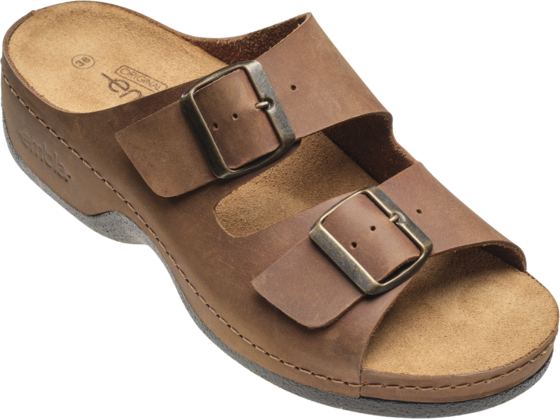 EMBLA Sandal Brandy på