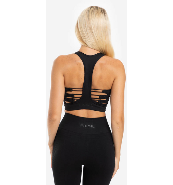 PICSIL SPORT Seamless V-neck Tank Sports Bra på