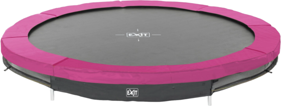 EXIT Silhouette Nedgrävd Sport-studsmatta Ø244cm - Rosa på