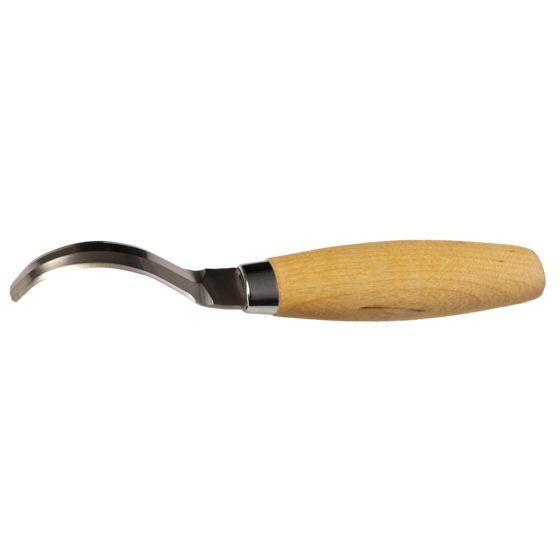 MORAKNIV Skedkniv 163 Dubbeleggad, Lädereggskydd på