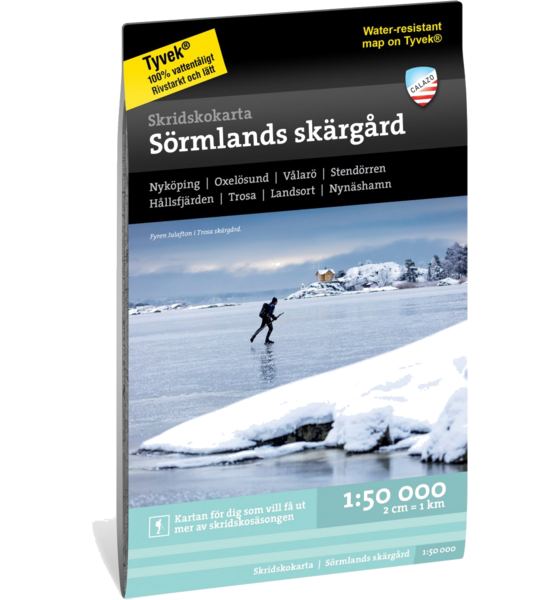 CALAZO Skridskokarta Sörmlands Skärgård 1:50.000 på