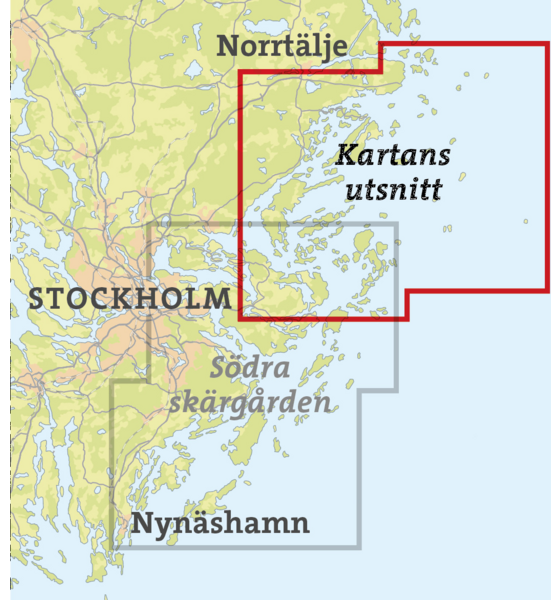 CALAZO Skridskokarta Stockholms Skärgård - Norra 1:50.000 på