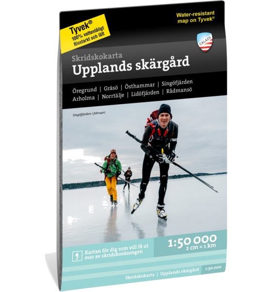 CALAZO Skridskokarta Upplands Skärgård 1:50.000 på