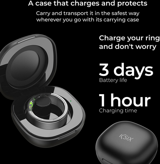 KSIX Smart Ring Saturn på