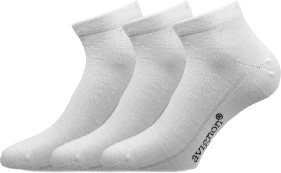 AVIGNON Sneaker Ull - 3-pack Låg Vit på