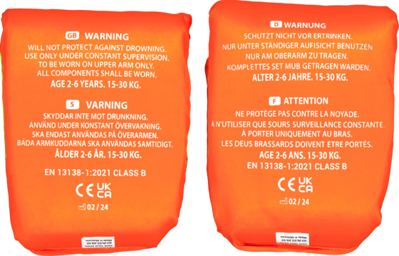STROOEM Softies Foam Swim Armbands 2-6 Years på